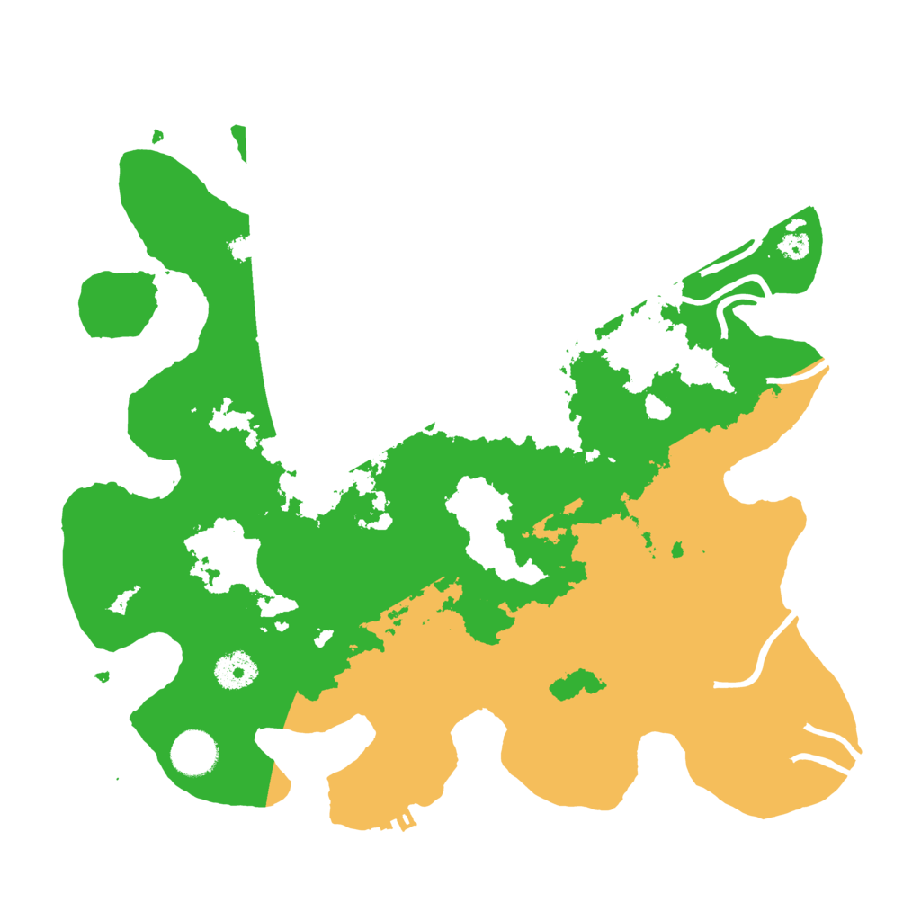 Biome Rust Map: Procedural Map, Size: 3500, Seed: 647753