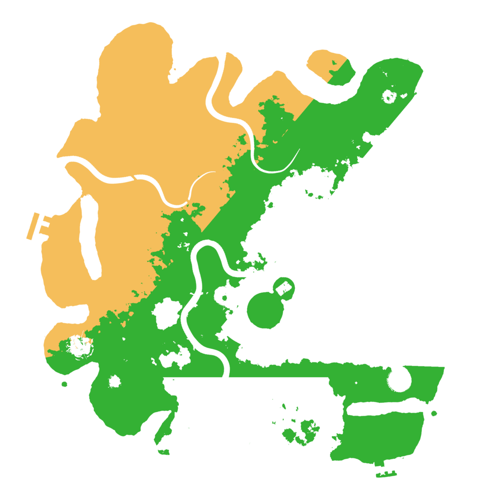 Biome Rust Map: Procedural Map, Size: 3700, Seed: 1067355015