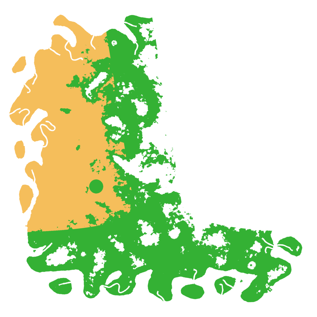 Biome Rust Map: Procedural Map, Size: 6000, Seed: 745936