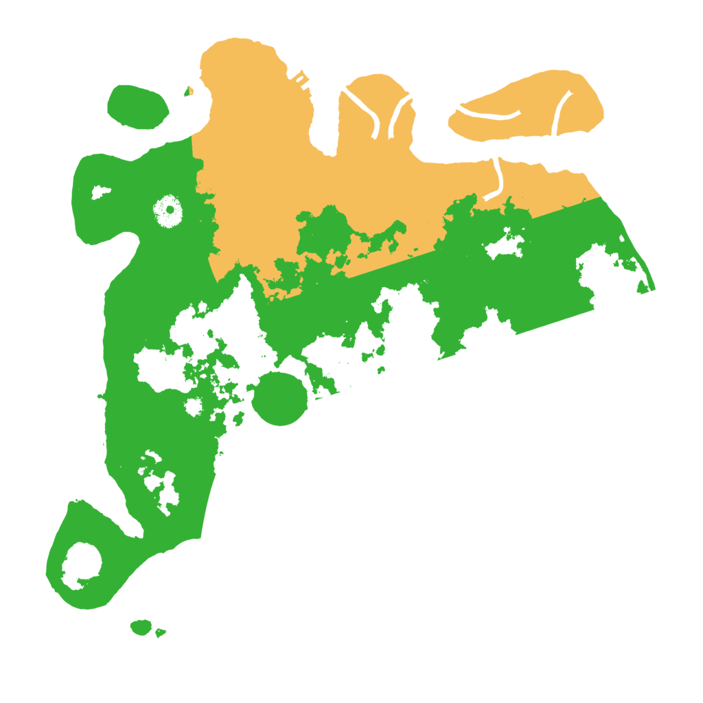 Biome Rust Map: Procedural Map, Size: 3500, Seed: 184480151