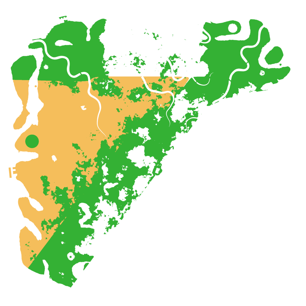 Biome Rust Map: Procedural Map, Size: 6000, Seed: 313523