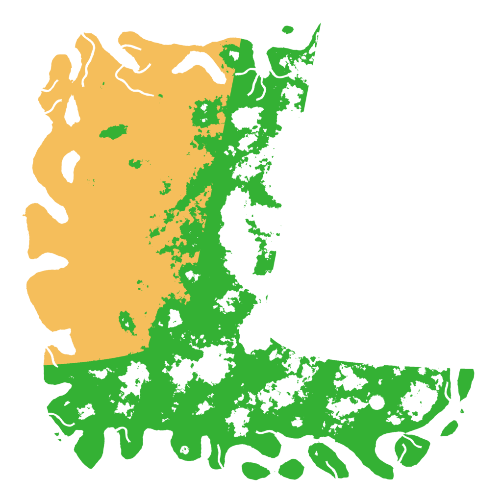 Biome Rust Map: Procedural Map, Size: 6000, Seed: 36991199