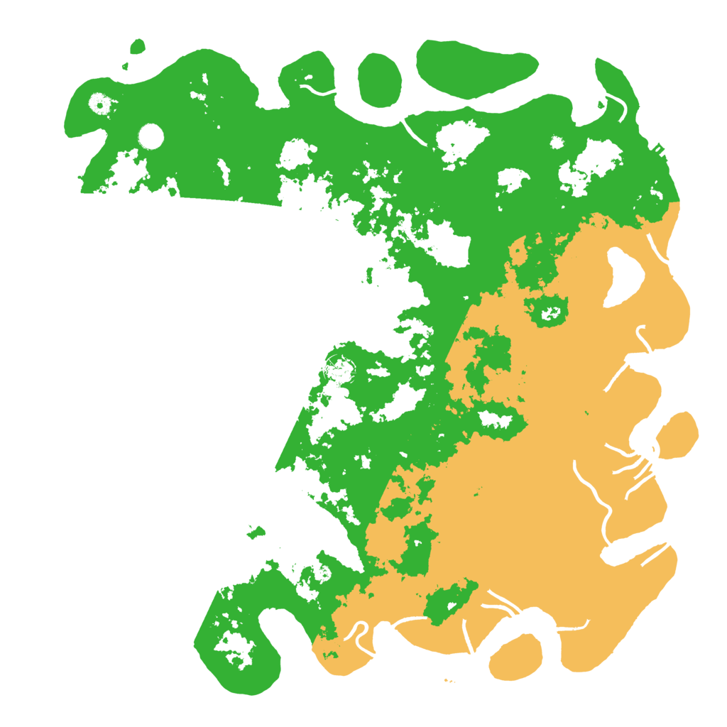 Biome Rust Map: Procedural Map, Size: 5000, Seed: 51500