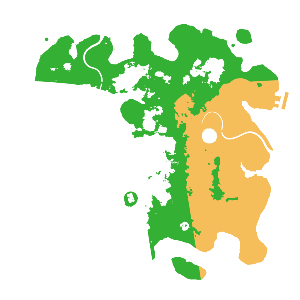 Biome Rust Map: Procedural Map, Size: 3500, Seed: 1997044064