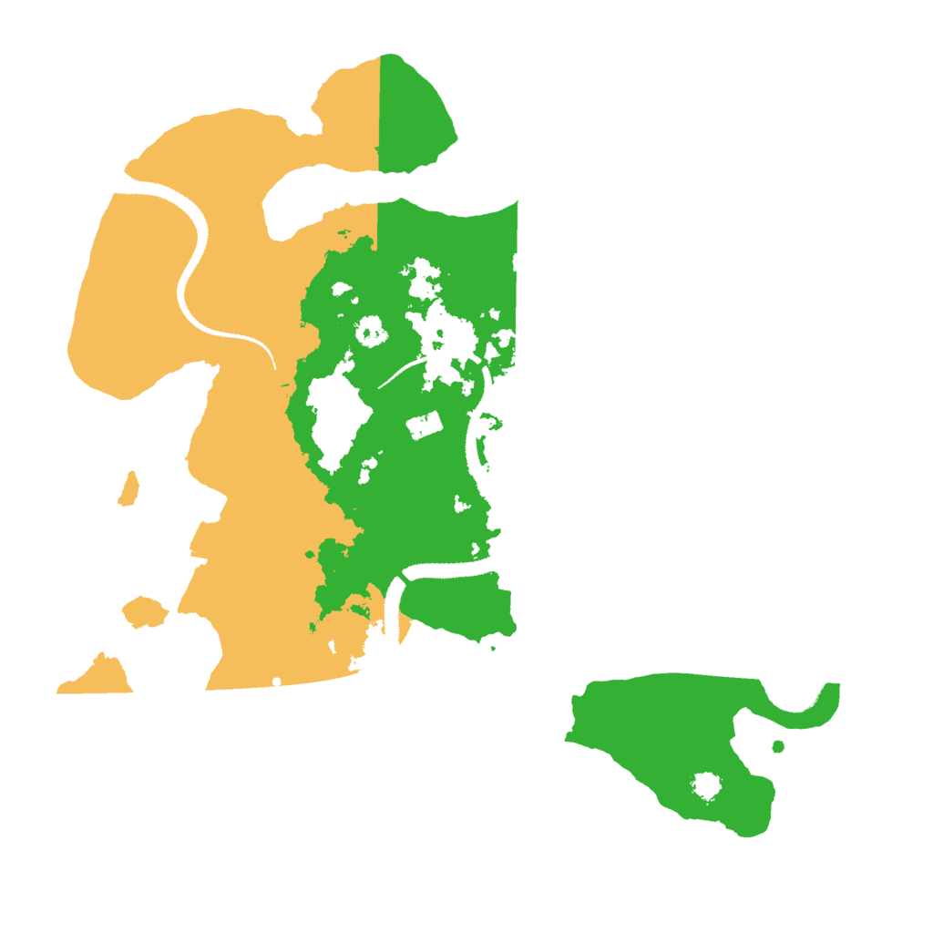 Biome Rust Map: Procedural Map, Size: 3000, Seed: 206449163