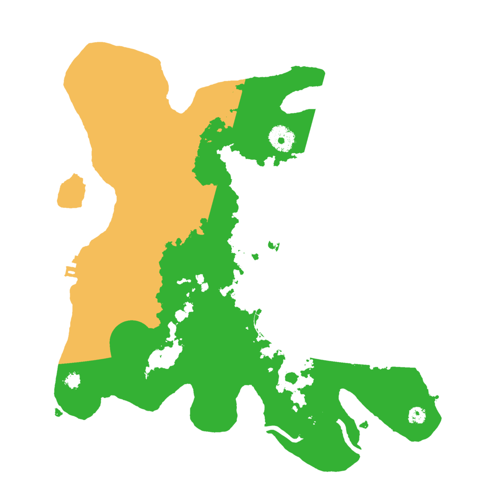 Biome Rust Map: Procedural Map, Size: 3000, Seed: 3391
