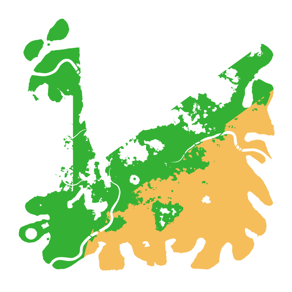 Biome Rust Map: Procedural Map, Size: 4500, Seed: 1001889725
