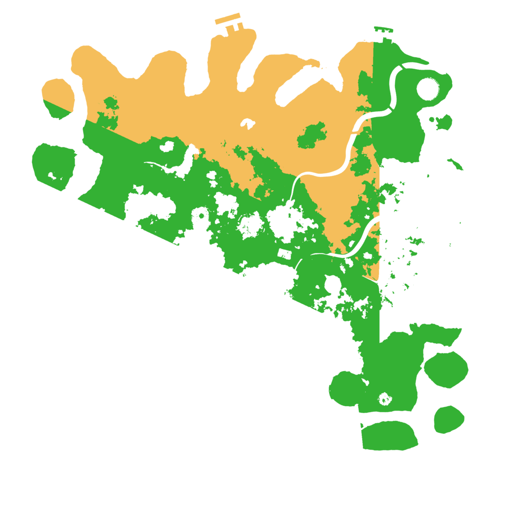Biome Rust Map: Procedural Map, Size: 4000, Seed: 1247884822