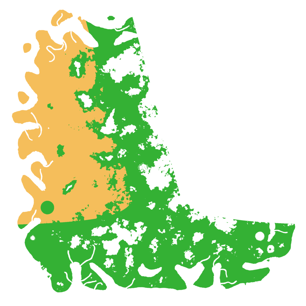 Biome Rust Map: Procedural Map, Size: 6000, Seed: 8959624