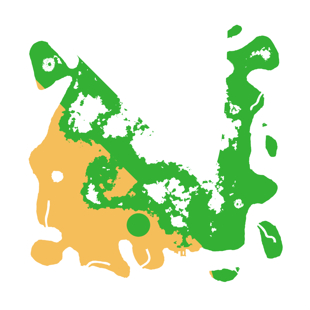 Biome Rust Map: Procedural Map, Size: 3500, Seed: 1528074121