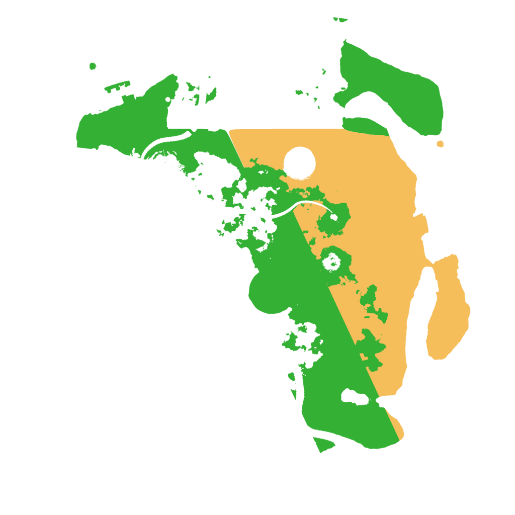 Biome Rust Map: Procedural Map, Size: 3000, Seed: 44255