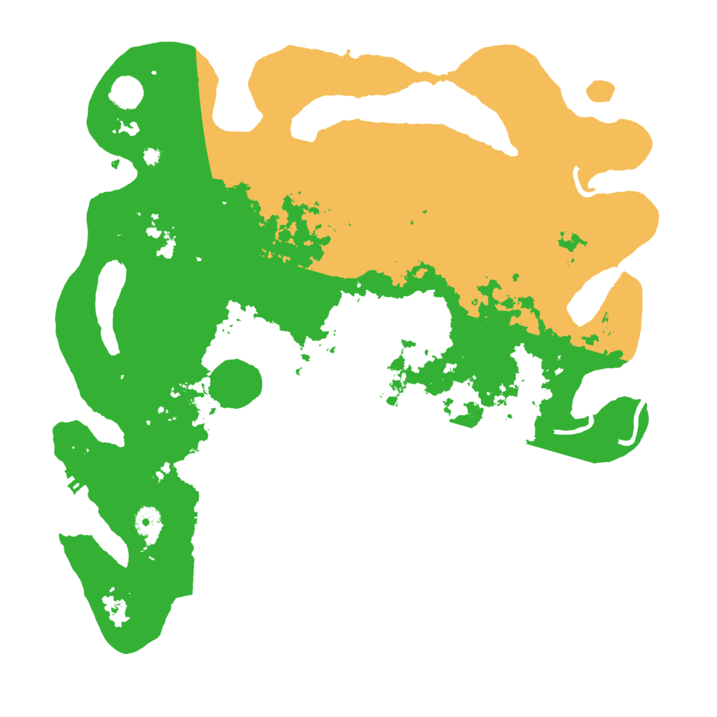 Biome Rust Map: Procedural Map, Size: 3900, Seed: 200021