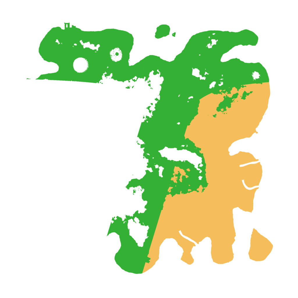 Biome Rust Map: Procedural Map, Size: 3500, Seed: 70328872