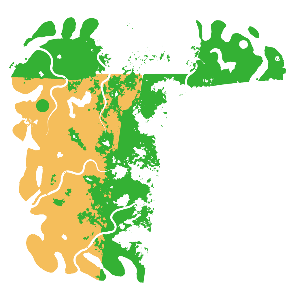Biome Rust Map: Procedural Map, Size: 6000, Seed: 62901