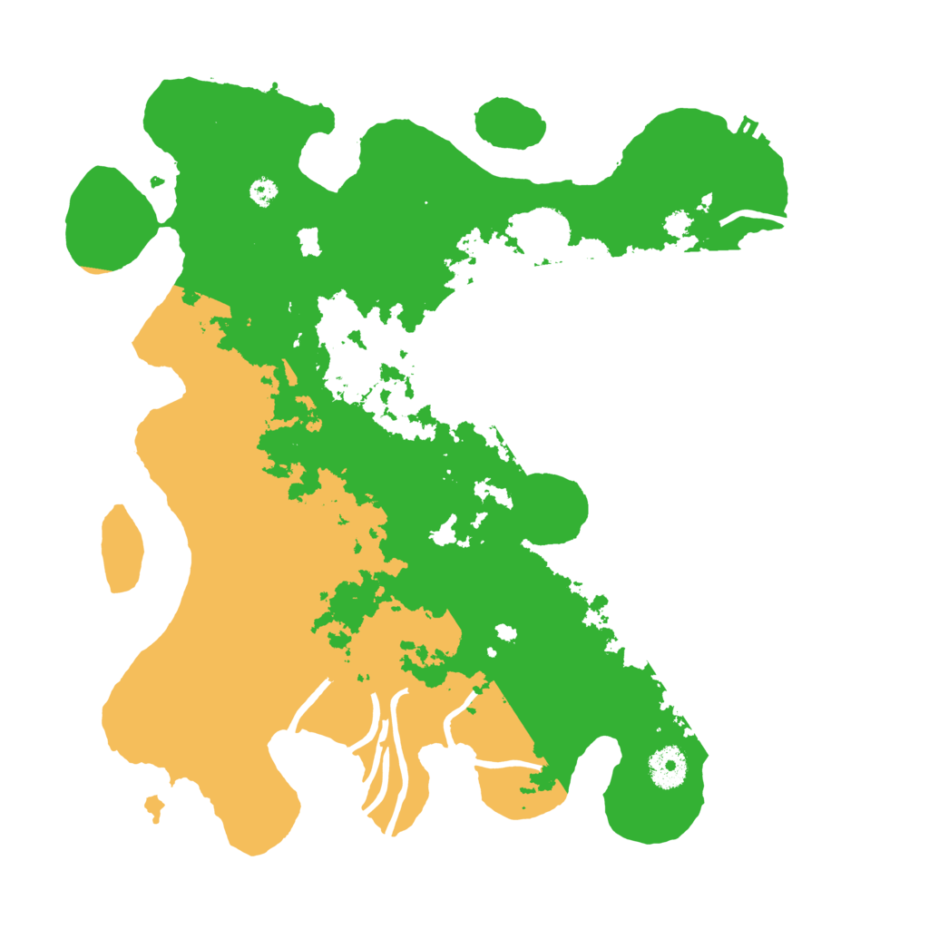 Biome Rust Map: Procedural Map, Size: 3500, Seed: 638047557