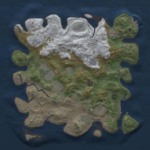 Thumbnail Rust Map: Procedural Map, Size: 3850, Seed: 1563759489, 20 Monuments