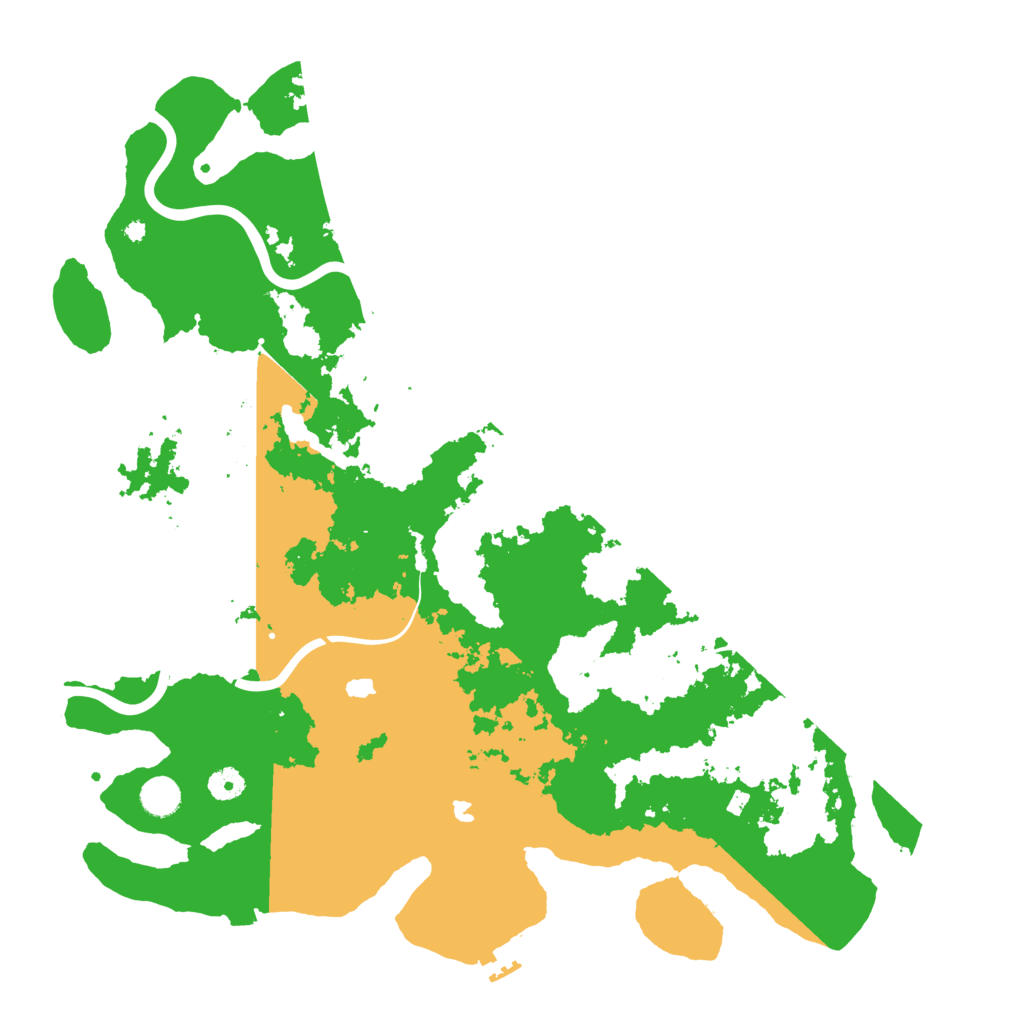 Biome Rust Map: Procedural Map, Size: 4500, Seed: 345833234