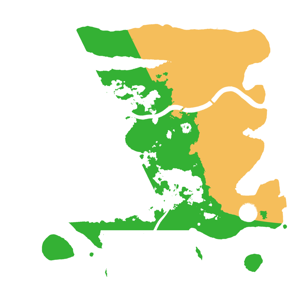 Biome Rust Map: Procedural Map, Size: 3000, Seed: 1609006821