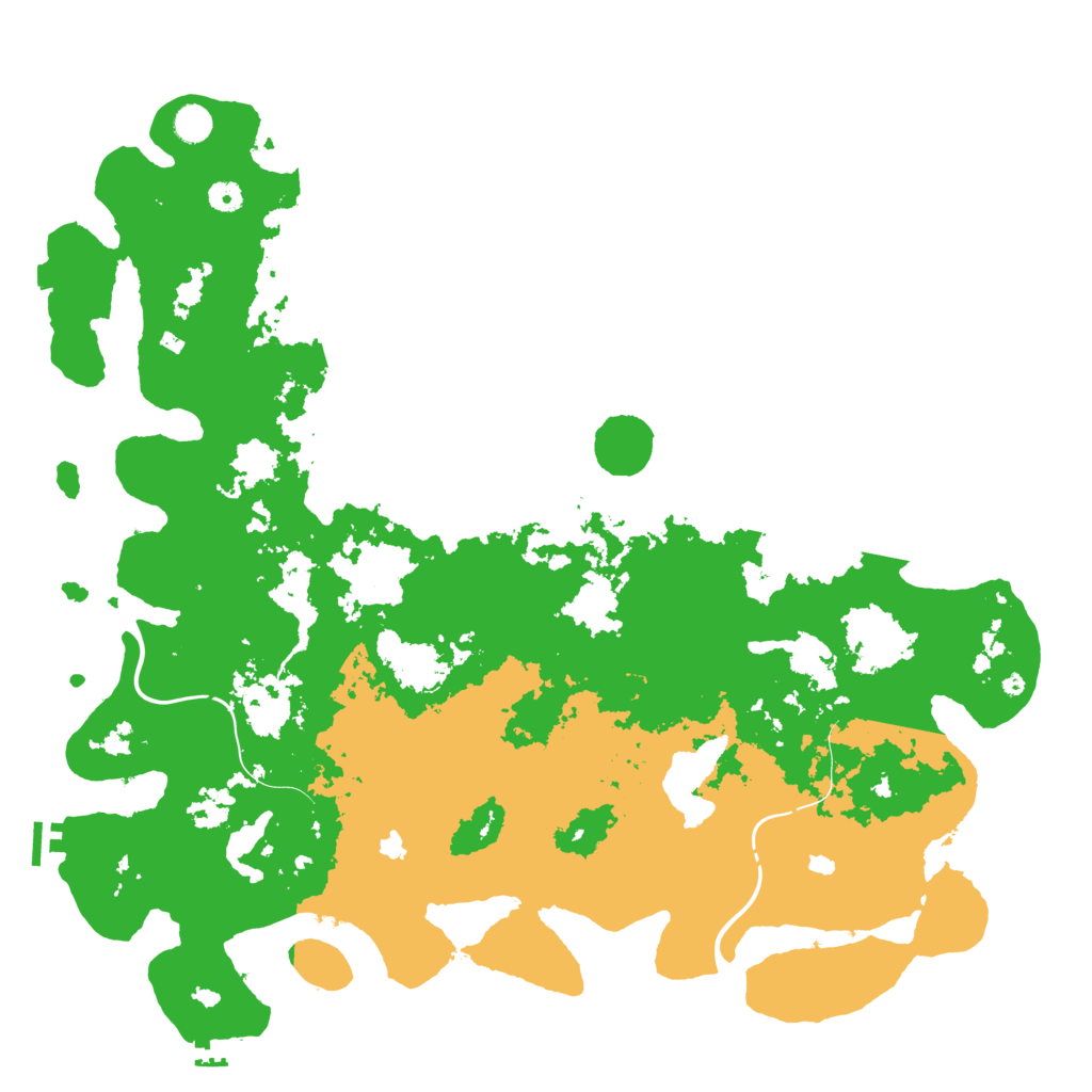 Biome Rust Map: Procedural Map, Size: 5000, Seed: 408454676