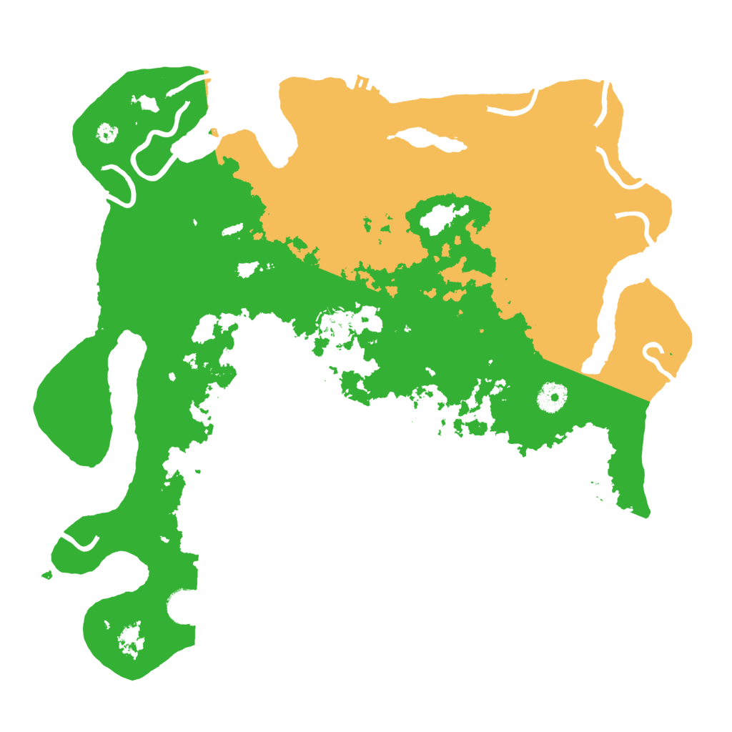 Biome Rust Map: Procedural Map, Size: 3700, Seed: 732201761