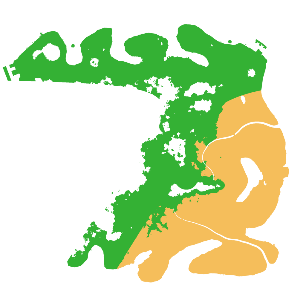 Biome Rust Map: Procedural Map, Size: 3500, Seed: 1671714030