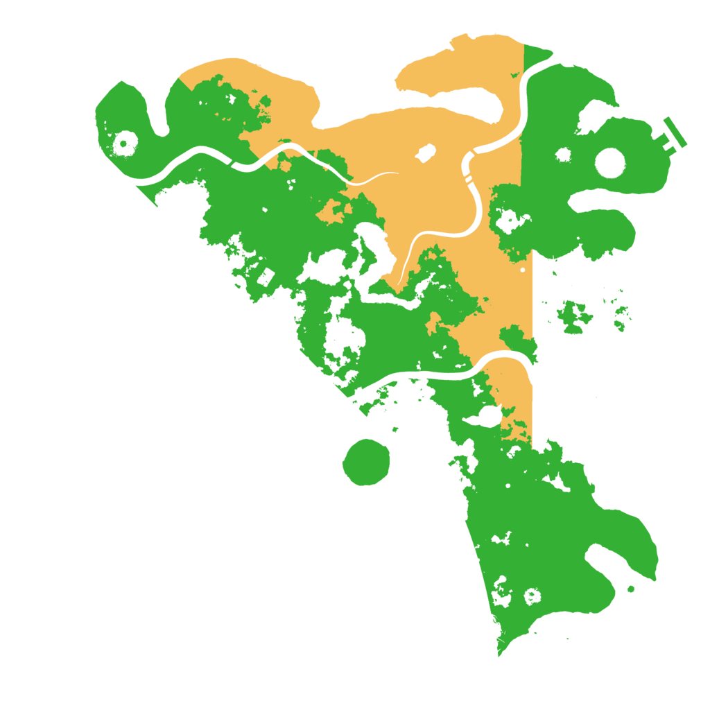 Biome Rust Map: Procedural Map, Size: 4250, Seed: 9999