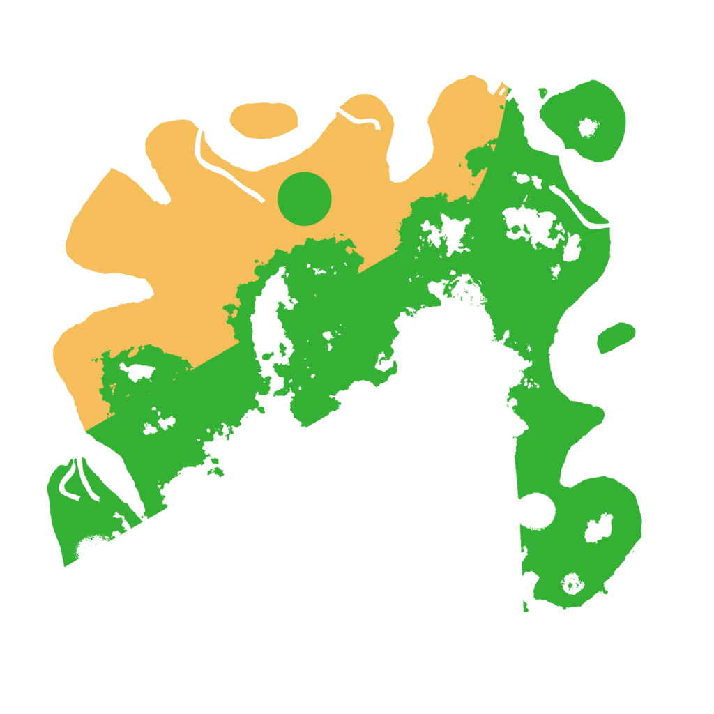 Biome Rust Map: Procedural Map, Size: 3500, Seed: 437017714