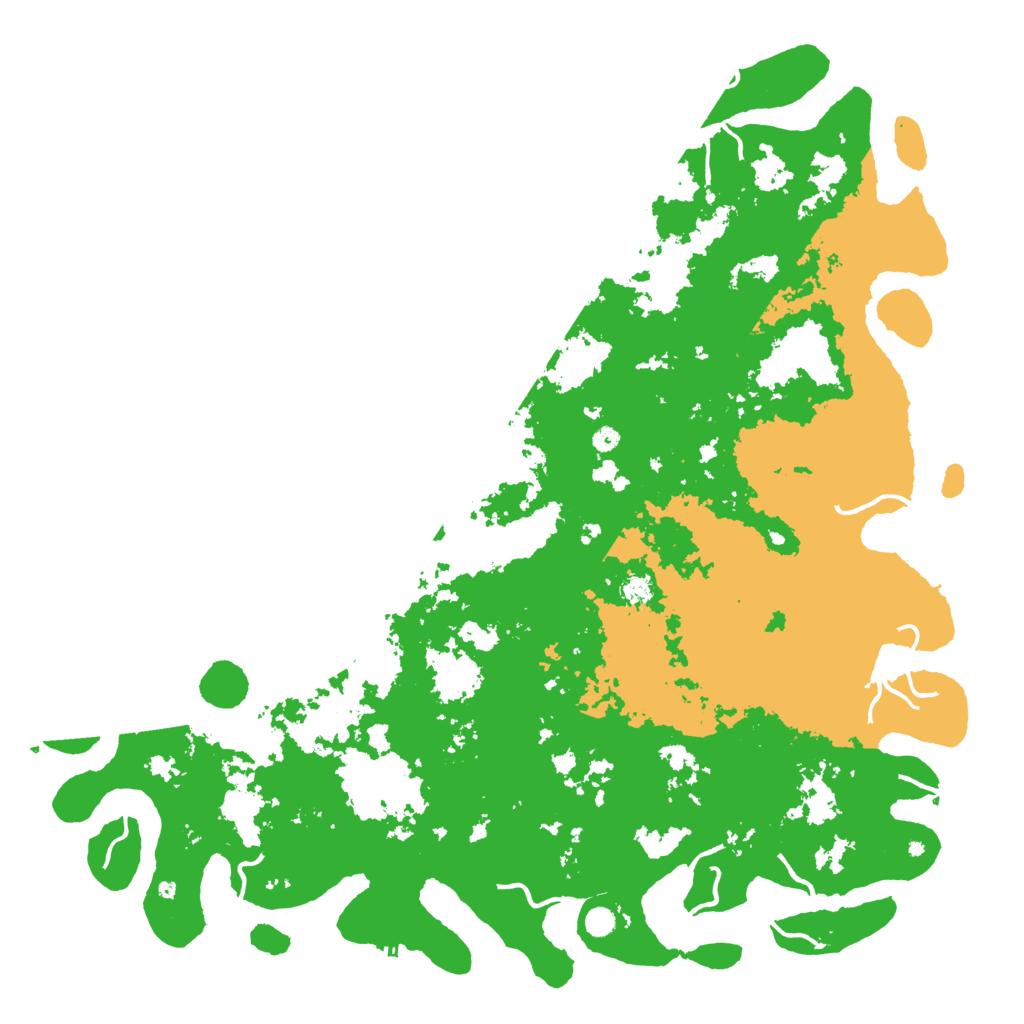 Biome Rust Map: Procedural Map, Size: 6000, Seed: 280979