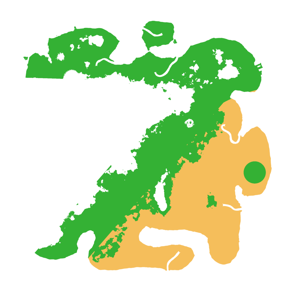 Biome Rust Map: Procedural Map, Size: 3500, Seed: 1038703025