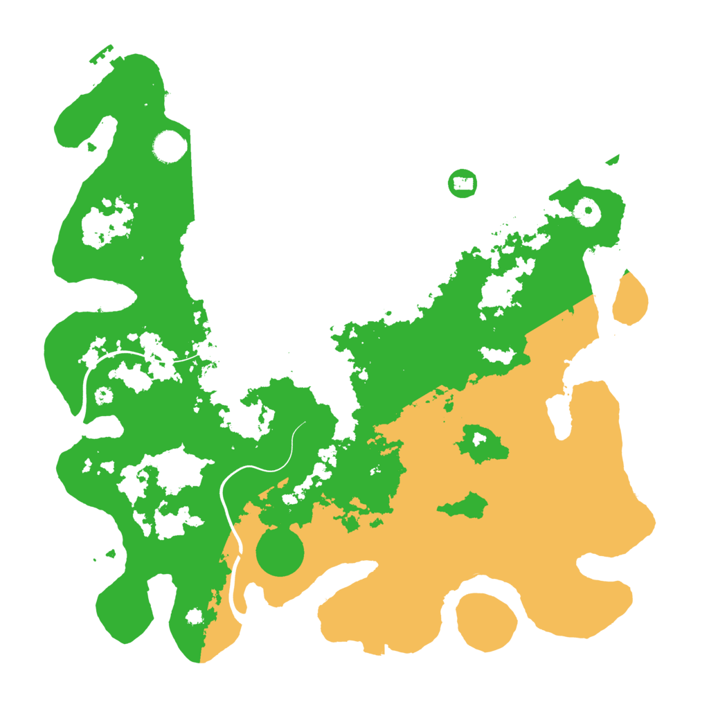 Biome Rust Map: Procedural Map, Size: 3900, Seed: 1277567