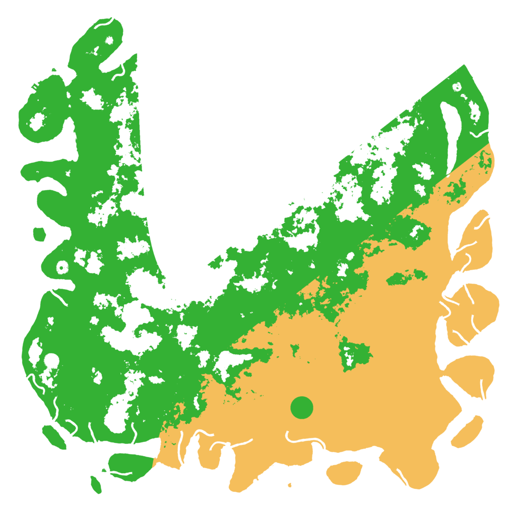 Biome Rust Map: Procedural Map, Size: 6000, Seed: 3070