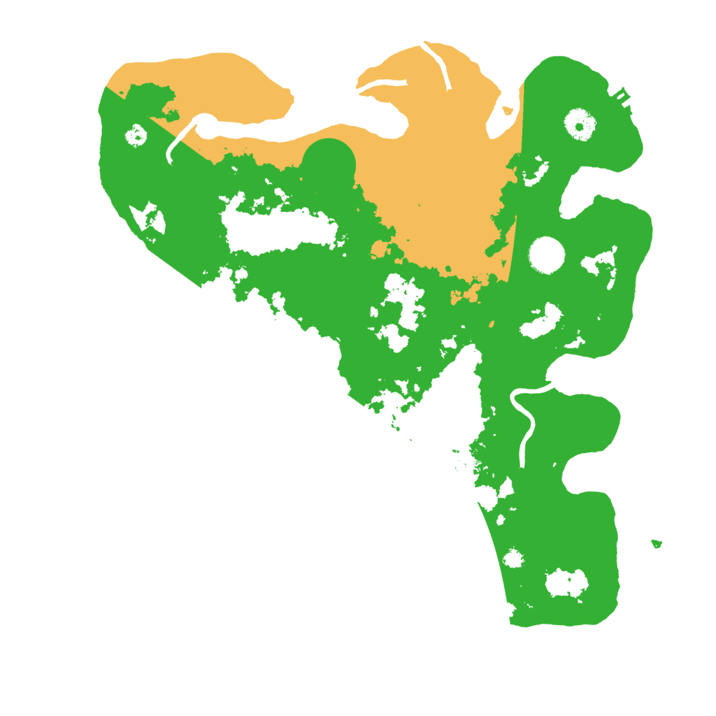 Biome Rust Map: Procedural Map, Size: 3500, Seed: 1545253177