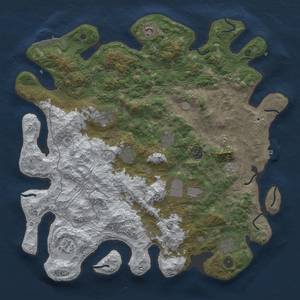 Thumbnail Rust Map: Procedural Map, Size: 4500, Seed: 1344113557, 18 Monuments