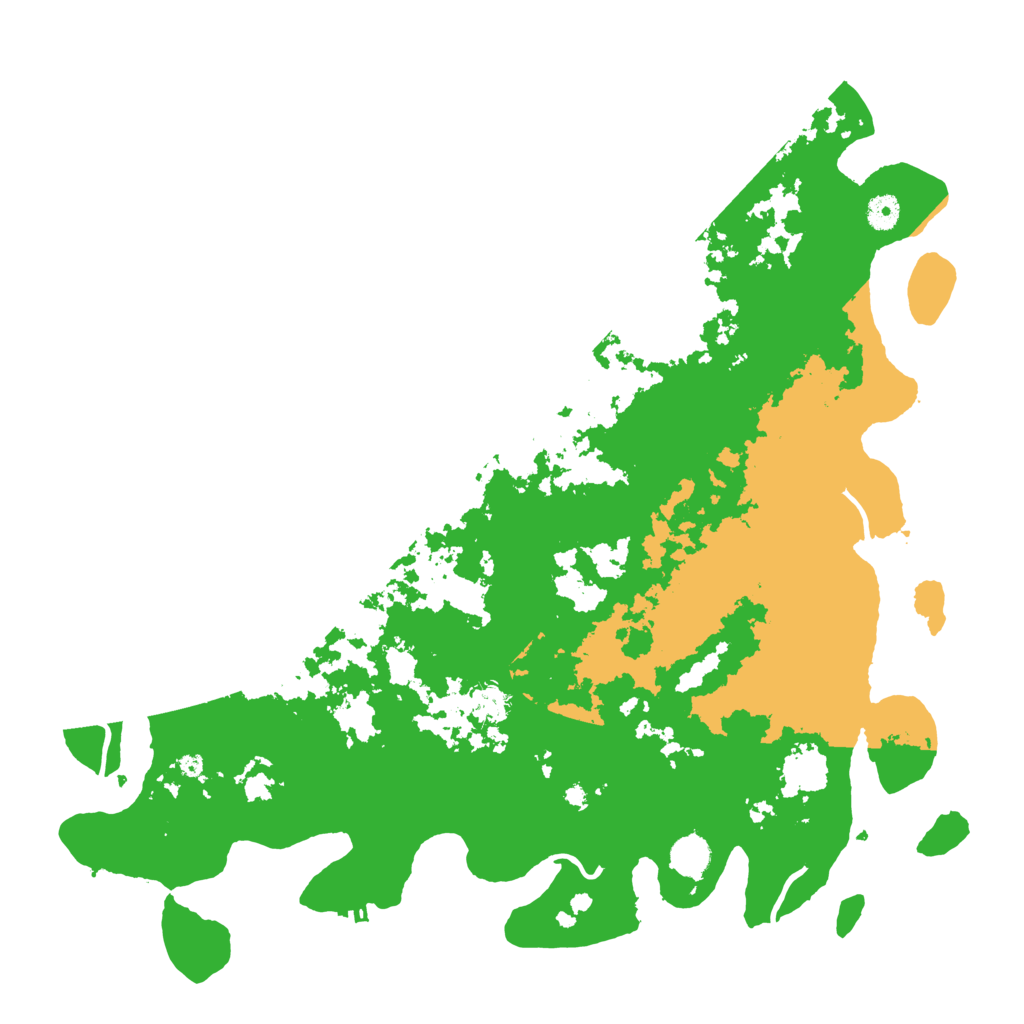 Biome Rust Map: Procedural Map, Size: 4500, Seed: 18205