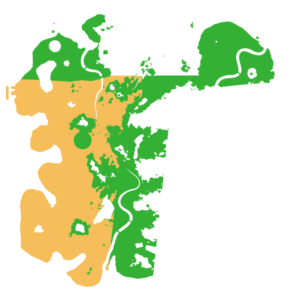 Biome Rust Map: Procedural Map, Size: 4500, Seed: 607753324