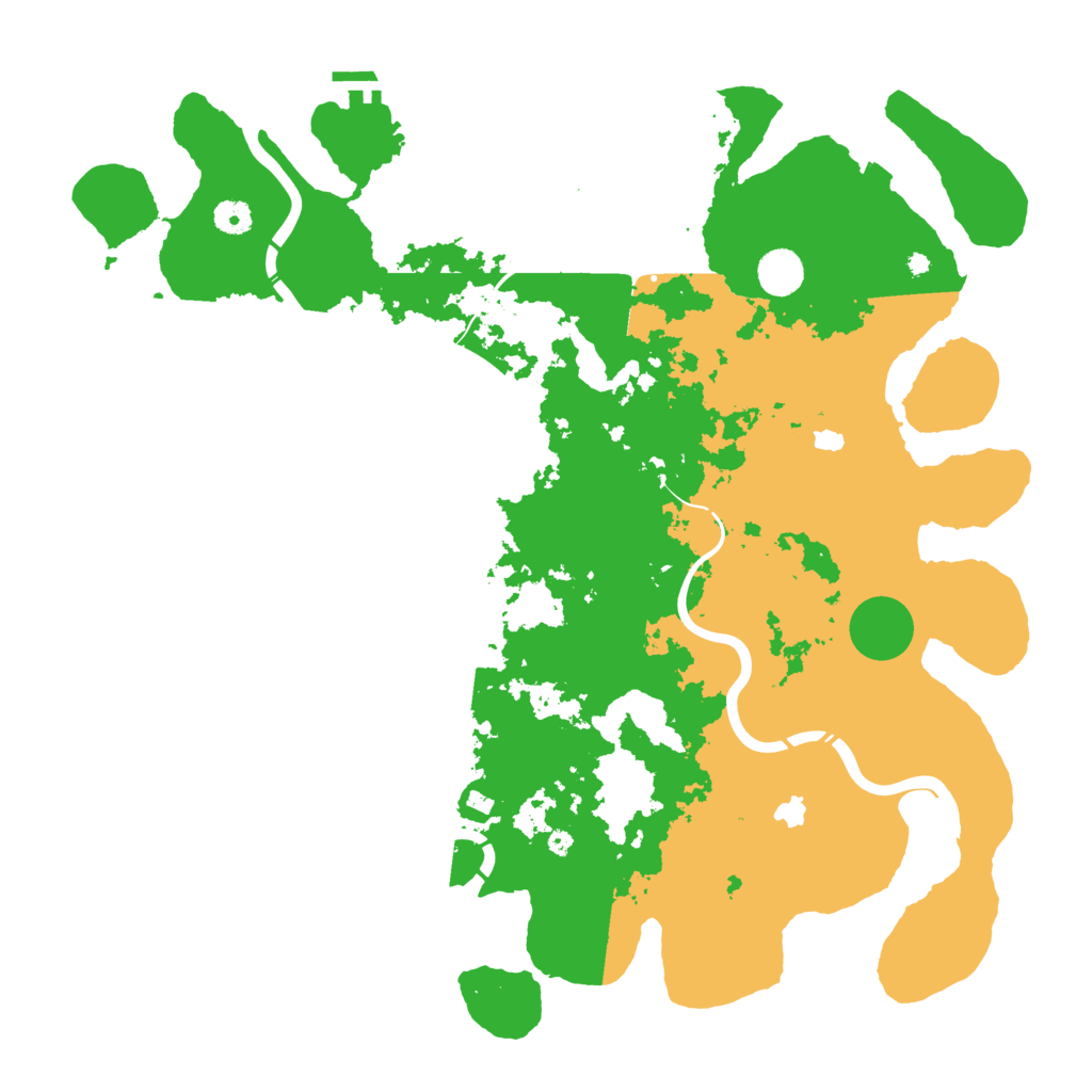 Biome Rust Map: Procedural Map, Size: 4500, Seed: 9897854