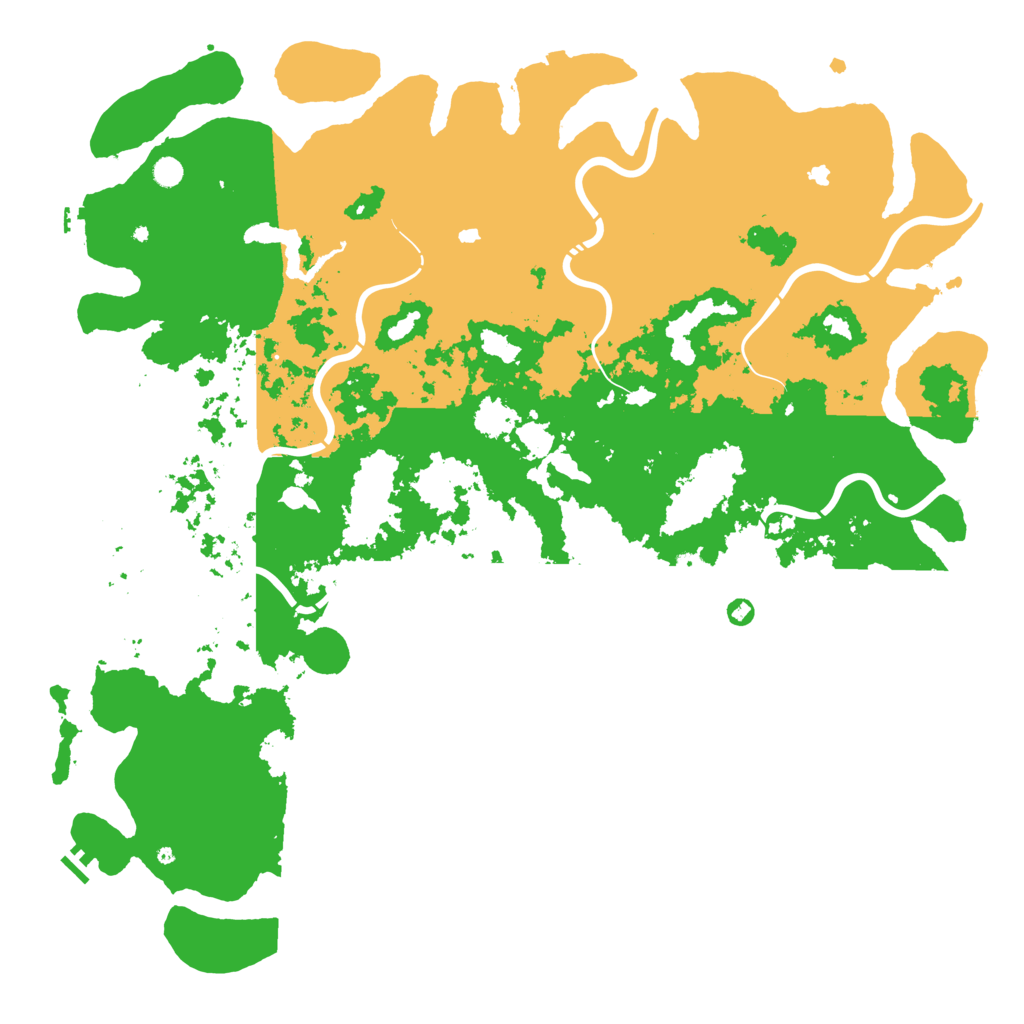 Biome Rust Map: Procedural Map, Size: 6000, Seed: 795700