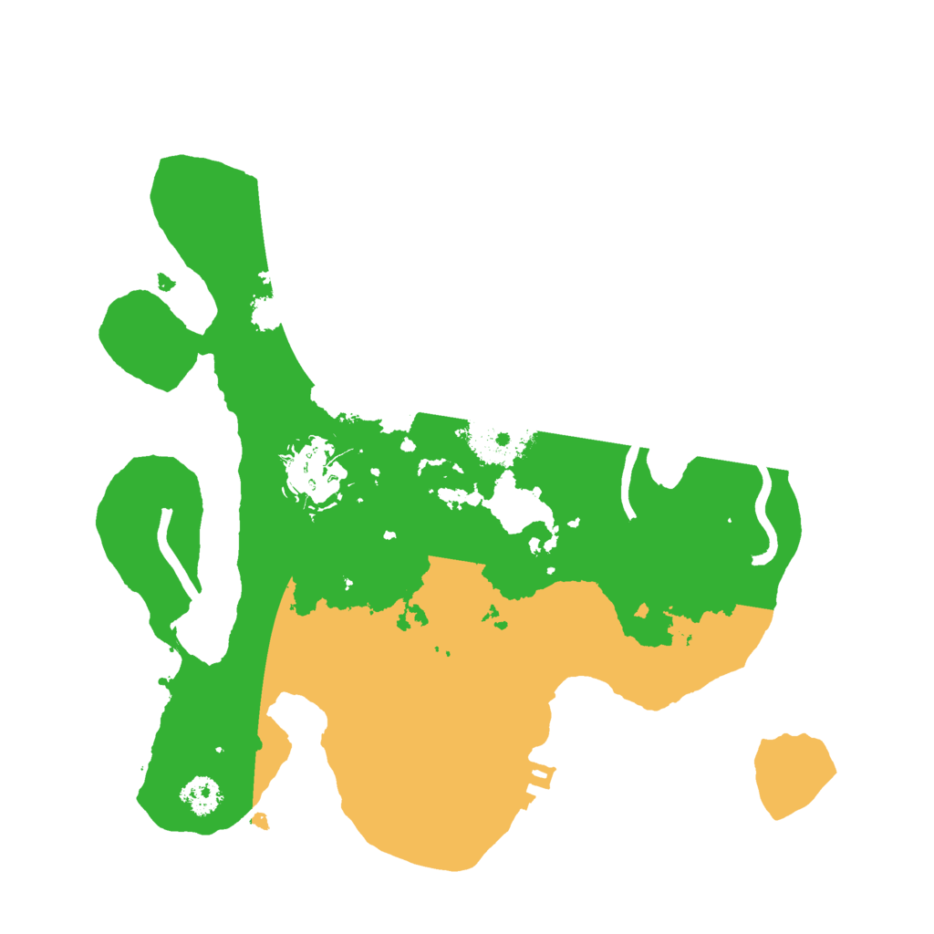 Biome Rust Map: Procedural Map, Size: 2500, Seed: 5524