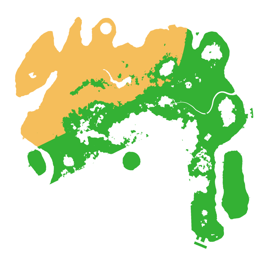 Biome Rust Map: Procedural Map, Size: 4000, Seed: 547986