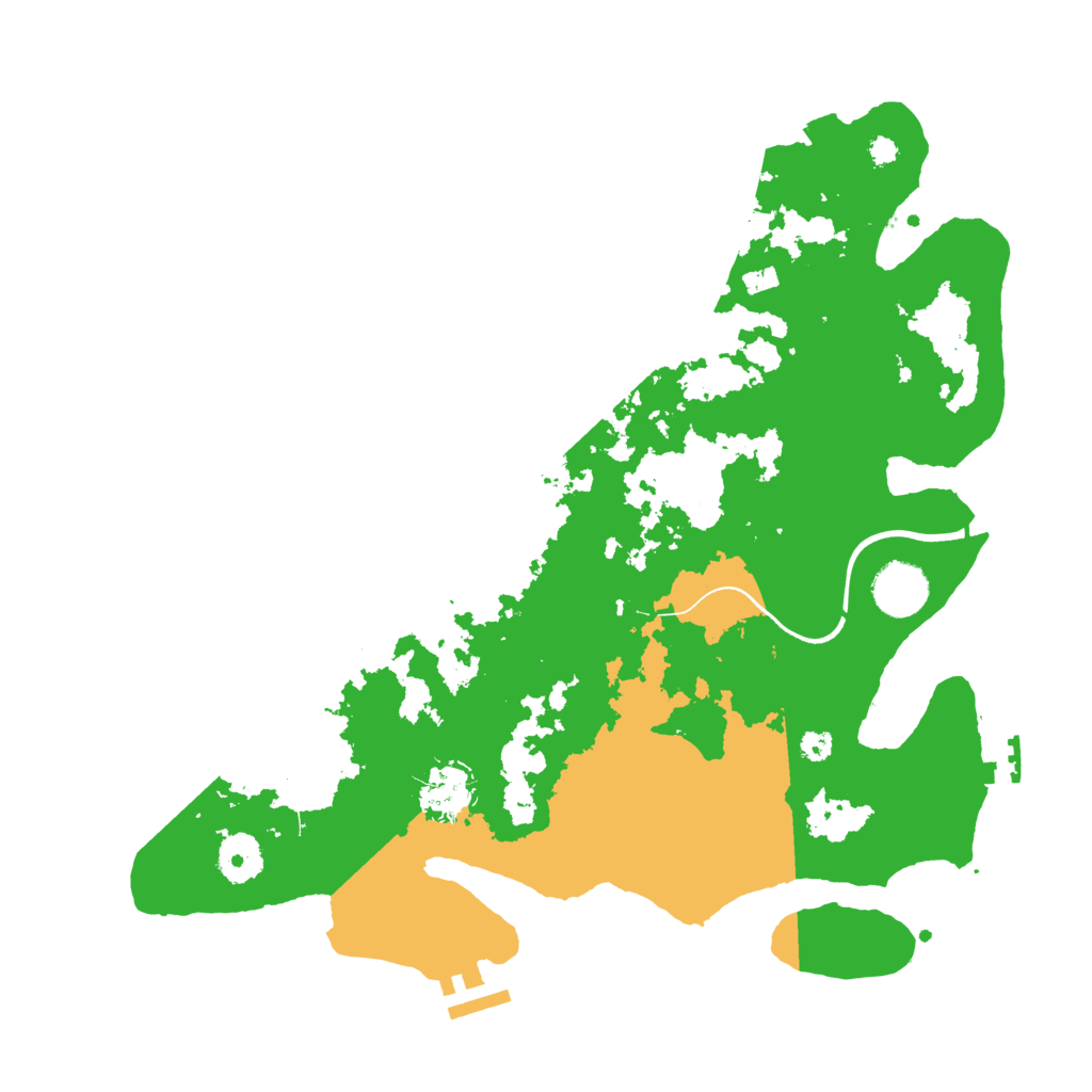 Biome Rust Map: Procedural Map, Size: 3500, Seed: 626183959