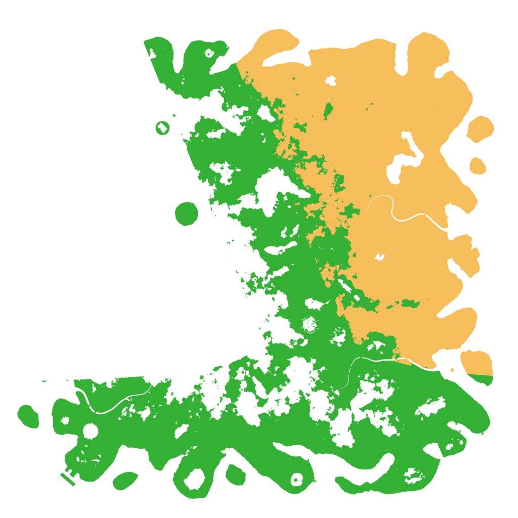Biome Rust Map: Procedural Map, Size: 6000, Seed: 815724
