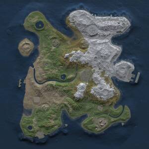 Thumbnail Rust Map: Procedural Map, Size: 2800, Seed: 1621651997, 8 Monuments