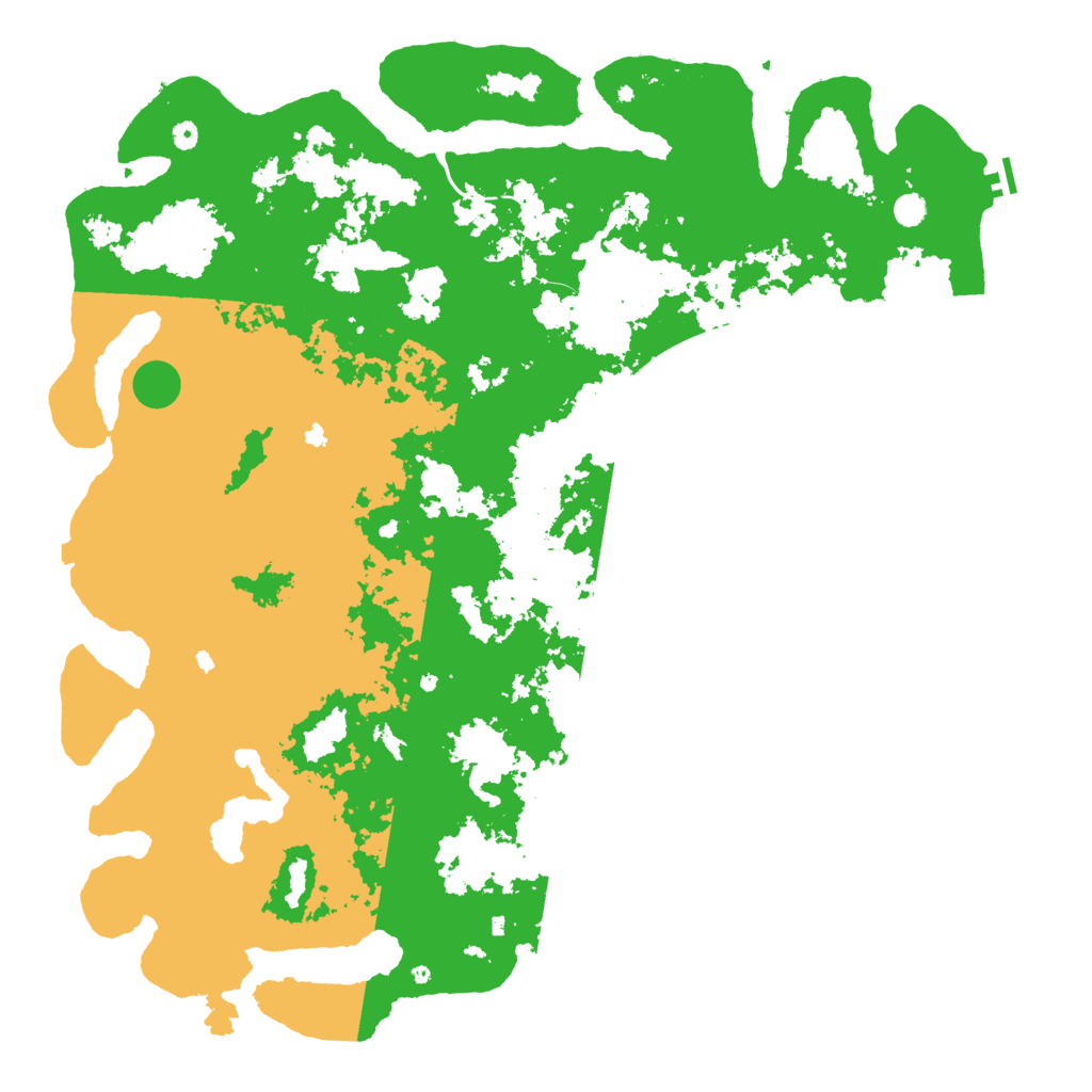 Biome Rust Map: Procedural Map, Size: 6000, Seed: 477645