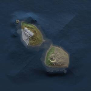 Thumbnail Rust Map: Procedural Map, Size: 1000, Seed: 300, 1 Monuments