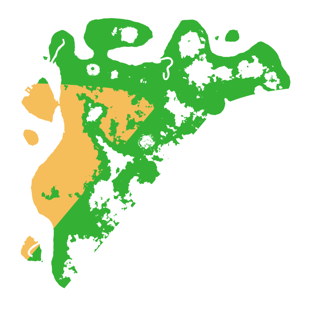Biome Rust Map: Procedural Map, Size: 3700, Seed: 122747334