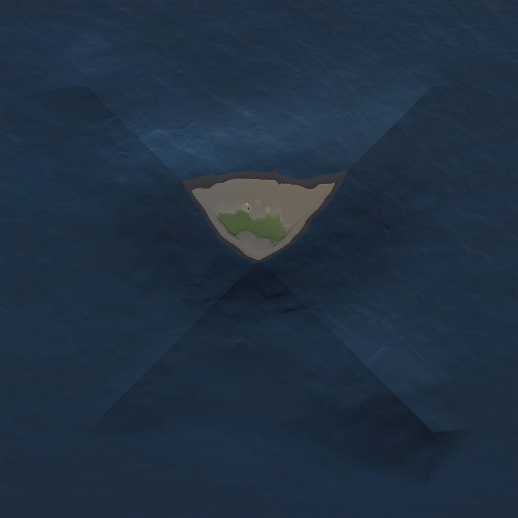 Rust Map: Procedural Map, Size: 1000, Seed: 1744114044, 3 Monuments