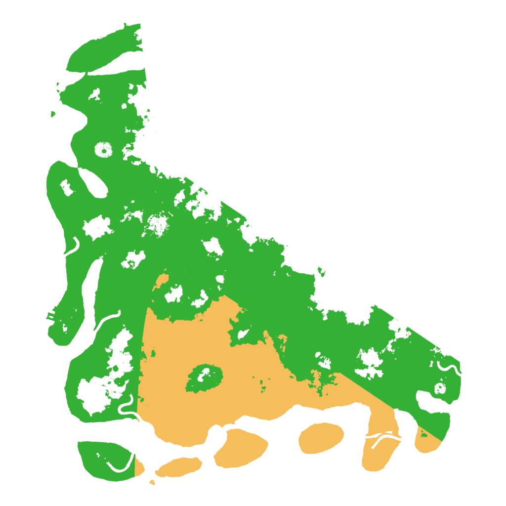 Biome Rust Map: Procedural Map, Size: 4500, Seed: 811