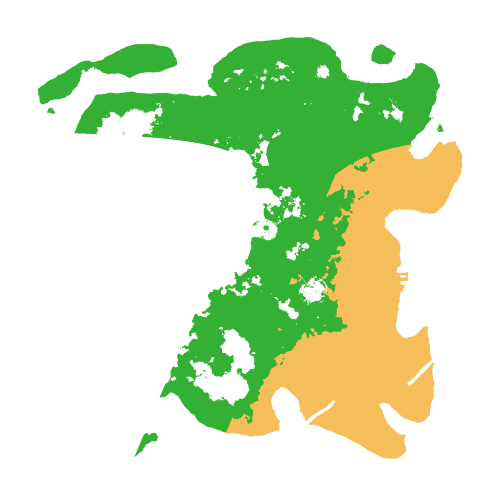 Biome Rust Map: Procedural Map, Size: 3500, Seed: 428