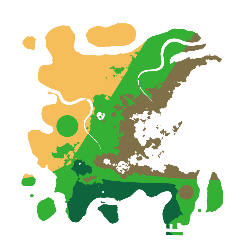 Biome Rust Map: Procedural Map, Size: 3000, Seed: 1512116723