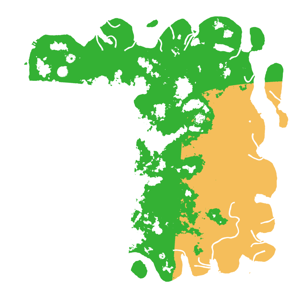 Biome Rust Map: Procedural Map, Size: 5000, Seed: 155000